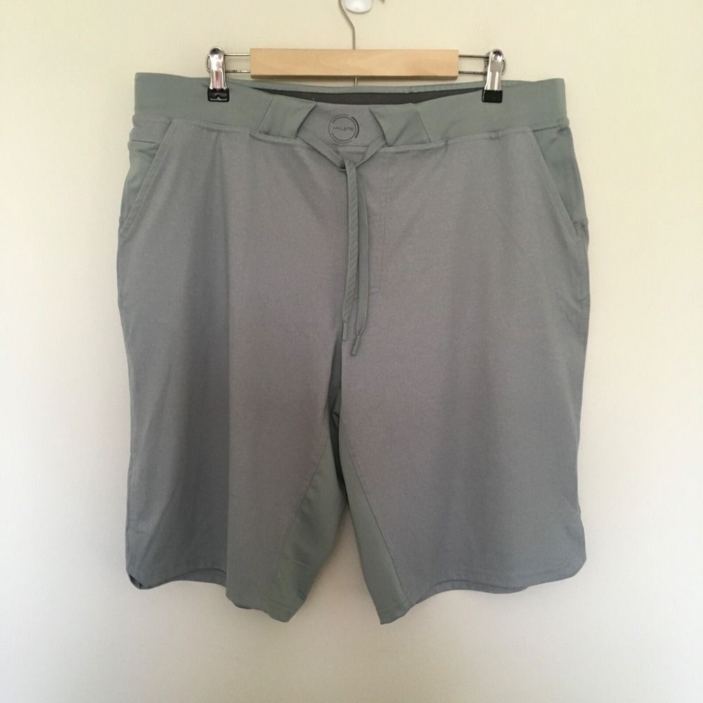 Hylete Athletic Shorts Mens Sz XXL Gray Hiking Gym CrossFit Running
